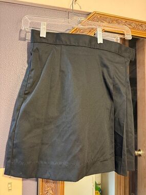 adidas Black Girls Side-Pleat Skirt